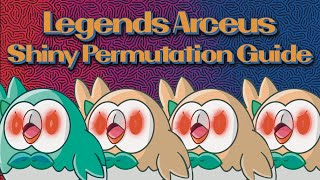 The Best Way to Hunt Shiny Alpha Pokémon  Legends Arceus Massive Mass Outbreak Permutation Guide [upl. by Aynot]