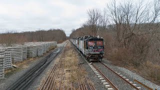 NJT ALP44 Deadline Landing NJ On The Lackawanna Cut Off [upl. by Edwyna]