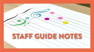 What Are Staff Guide Notes  Hoffman Academy Piano Lesson 70 [upl. by Anivlis]