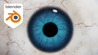 Blender Stylized Parallax Mapping Eye [upl. by Alemat]