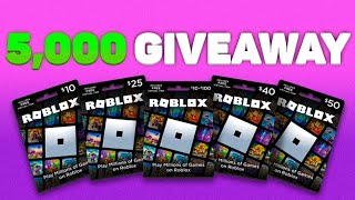 5000 ROBUX GIVEAWAY DEC 2023 [upl. by Sou]