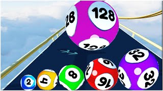 Rolling Doubles  2048 roll balls  Gameplay Walkthrough  Max Levels 1620 [upl. by Wernick201]