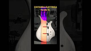 CHITARRA Fai Da Te CARVING BODY  RETE ABRASIVA faidate chitarra diyguitar diy carving [upl. by Nudd916]