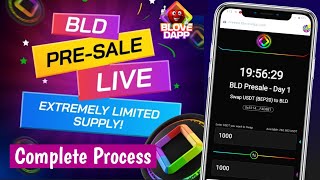 BLD PreSale Live Limited Supply  IDO Se BLD Token Buy Kaise Kare [upl. by Camroc]