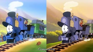 Brave Locomotive opening scene comparison [upl. by Kowal918]