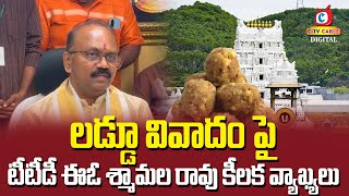 TTD EO shyamala rao Press Meet on Tirumala Tirupati Laddu Issue  ttd eo shyamala rao  City Cable [upl. by Thorn986]