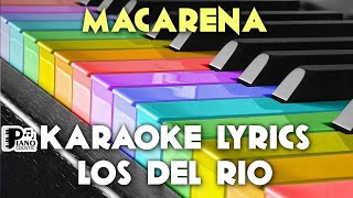 MACARENA LOS DEL RIO KARAOKE LYRICS VERSION HD [upl. by Laiceps]