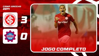 Internacional 3x0 Caxias  Campeonato Gaúcho 2014  Jogo Completo [upl. by Egiarc517]