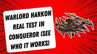 war commander Warlord Harkon real test in sector breach conqueror see who it works [upl. by Okier]