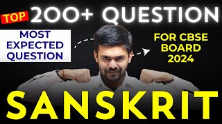 TOP 200 QUESTION  Class 10 Sanskrit Maha Marathon  Cbse Board 2024 Master Sahab [upl. by Drarej423]