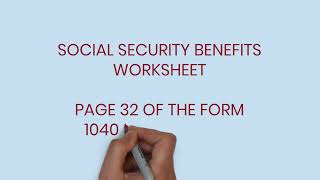 How to prepare your 2022 Form 1040SR tax return with social security income [upl. by Mcintyre]