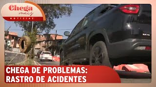 Acidentes em avenida deixam moradores em pânico  Chega Mais Notícias 020924 [upl. by Katine]