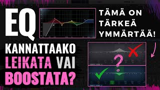 EQ – Kannattaako leikata vai korostaa – Kotistudiokoutsifi [upl. by Gebelein774]