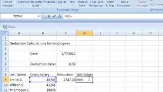 How to Create a Spreadsheet using Excel [upl. by Clintock]