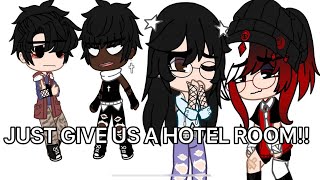 JUST GIVE US A HOTEL ROOMgacha gachanox meme funny spanish shortsFtZyhlynWolf [upl. by Anoyk]