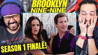 Brooklyn Nine Nine EPISODE 22 SEASON 1 FINALE REACTION 1x22 “Charges and Specsquot [upl. by Annaed]