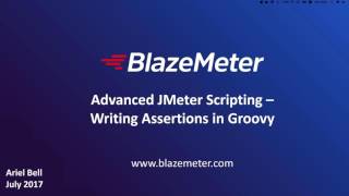 Advanced JMeter Scripting  Writing Assertions in Groovy [upl. by Ynnus]