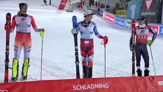 Ski Alpin Schladming Mens Slalom 2run 2023 [upl. by Dikmen218]