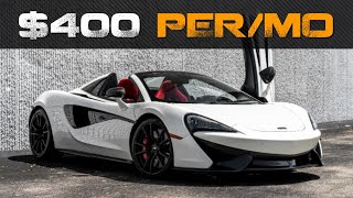 McLaren 570s  here’s how you can own for 400 per month [upl. by Eibbil]