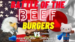 Battle of the Beef ⚔️ Angus Burger VS Wagyu Burger 🍔 Which one is Better [upl. by Holzman]