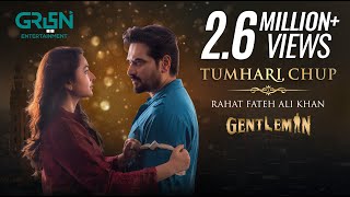 Gentleman OST  Tumhari Chup  Rahat Fateh Ali Khan  Humayun Saeed Yumna Zaidi  Green TV [upl. by Imuy276]