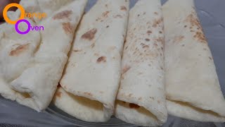 Kuboos  Arabic Pita Bread  ఇంట్లో కుబూస్ ఎలా తయారు చేయాలి Orange Oven by Divya  Telugu [upl. by Annid338]