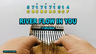 Yiruma  River Flow in You  Kalimba Easy Practice [upl. by Gerald547]