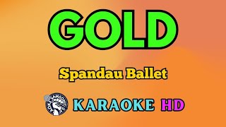 Gold KARAOKE by Spandau Ballet 4K HD samsonites [upl. by Karmen]