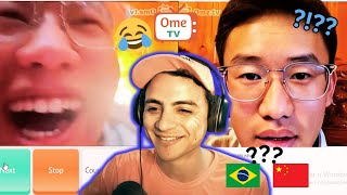 Brazilian SHOCKS Chinese by Pretending to be from Xinjiang  Speaking CHINESE ON OMETV [upl. by Garrott]