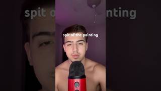 ASMR  Spit Painting On You asmr tingles asmrsounds mouthsounds [upl. by Aihsas584]