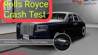 Rolls Royce Crash test 😱  Crash test of rolls Royce  ncap 😱😱💥 rollsroyce crashtest carcrash [upl. by Aeirdna204]