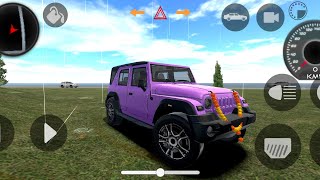 New Thar Rocx With Sunroof Driving Rain 🌧️ Village off roding Stunt [upl. by Carleen616]