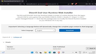 How To Install DirectX 12 in Windows 11 [upl. by Eustacia]