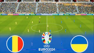 EURO 2024  Romania vs Ukraine E  Full Match amp All Goals  Video Simulation Game [upl. by Thorpe988]