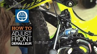 How to adjust front derailleur [upl. by Michi]