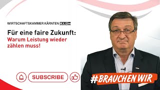 Für eine faire Zukunft Warum Leistung wieder zählen muss  brauchenwir [upl. by Eidahs780]