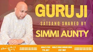 Guruji Satsang  Shared By Simmi Aunty  Guruji Time Sangat  Satsang  35 [upl. by Garate244]