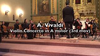 Vivaldi Violin Concerto in A minor 3rd mov [upl. by Euqinotna]