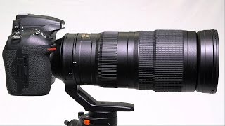 NIKON AFS NIKKOR 200500mm f56 ED VR Zoom Lens [upl. by Nnylav]