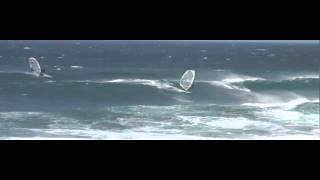 Surfing Windsurfing on Mauis North Shore [upl. by Comyns]