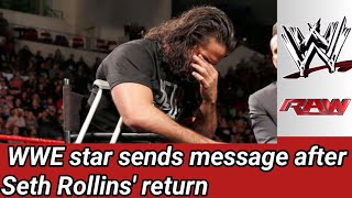 Top WWE star sends message after Seth Rollins return concerning threat [upl. by Naashom]