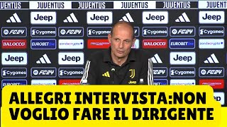 ALLEGRI INTERVISTANON VOGLIO FAARE L ALLENATORE [upl. by Namaj133]