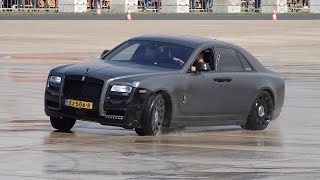 Rolls Royce Ghost Spofec  Drifting Burnouts amp Drag Racing [upl. by Karin]