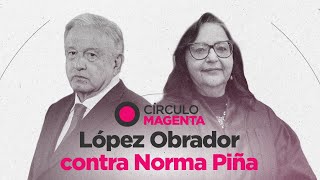 Círculo Magenta López Obrador contra Norma Piña [upl. by Atekin]