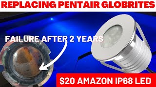 How to Replace Pentair LED Globrite with Amazon Waterproof LED [upl. by Gnart77]