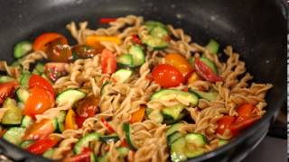 Zucchini Tomato and Chilli Wholemeal Spirals  Everyday Gourmet S3 E53 [upl. by Sigismondo571]