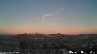 Capistrano Valley 20241023 Full Day WeatherCam Timelapse  Orange County California [upl. by Dobson411]