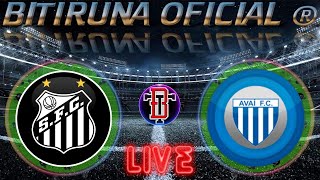 Santos x Avaí ao vivo campeonato brasileiro Série B 2024  NARRAÇÃO [upl. by Ahtnama170]