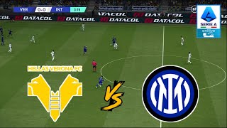 HELLAS VERONA vs INTER MILAN  SERIE A 20242025  FOOTBALL LIFE 2025 [upl. by Lynne]