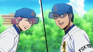 Intense battle between Yakushi and Seidou high school【The Win of Seido】ダイヤのAエース [upl. by Sueddaht]